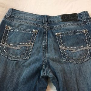 Rock 47 denim jeans, men’s. Size 33 x 34